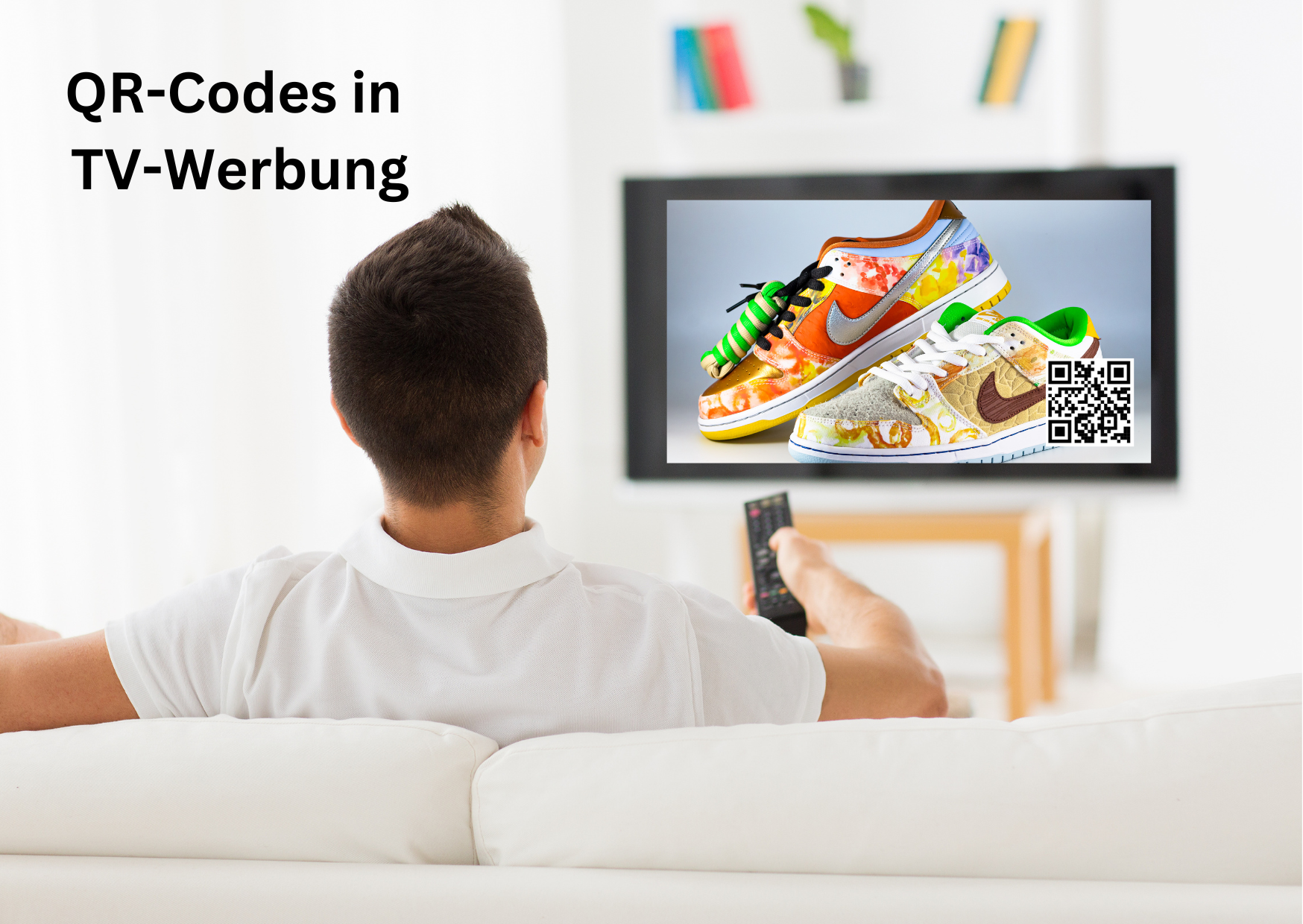 Multilinguale QR-Codes für TV-Werbung Fernsehwerbung und Plakaten