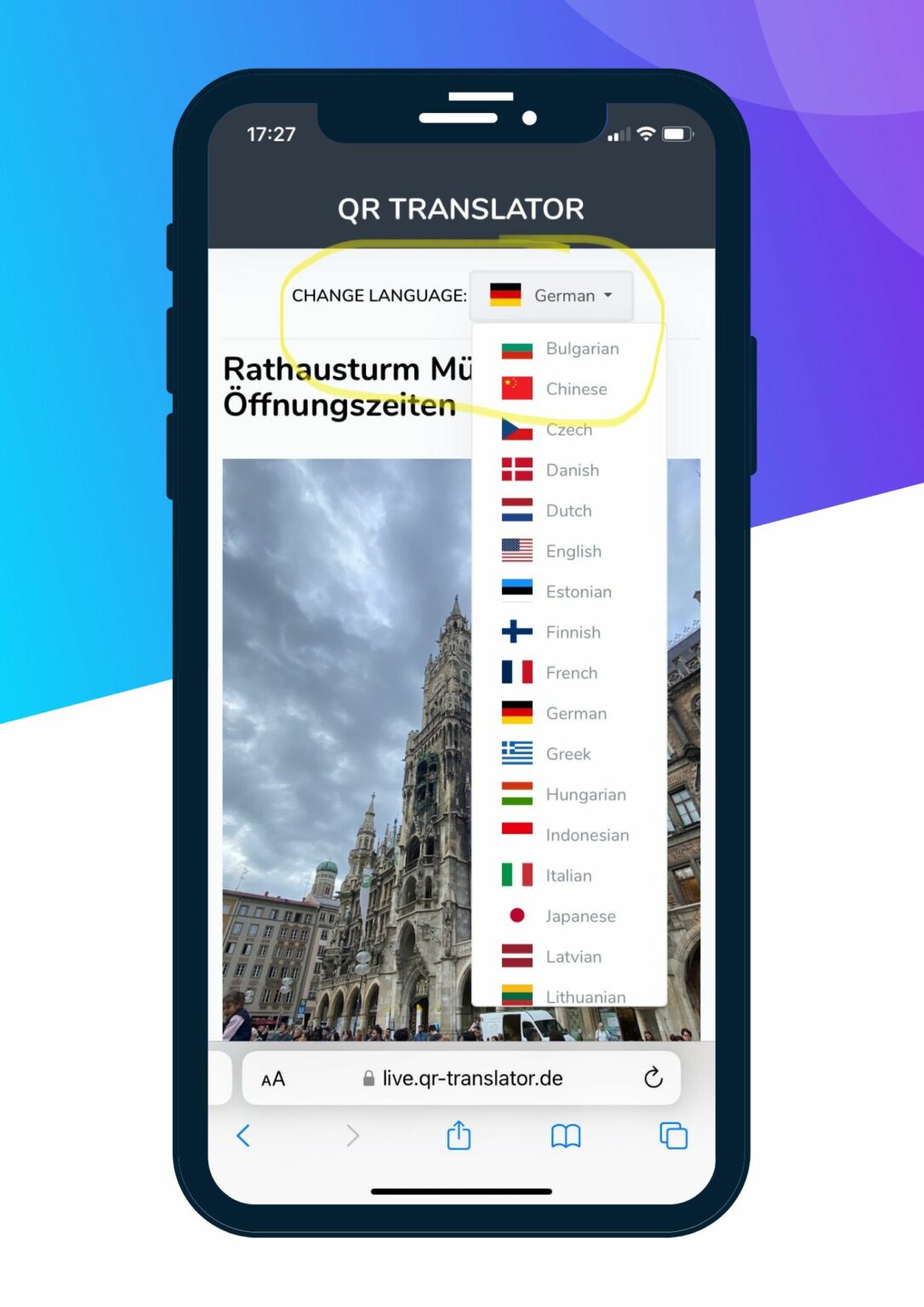 Tourism QR Codes - qr-translator.com