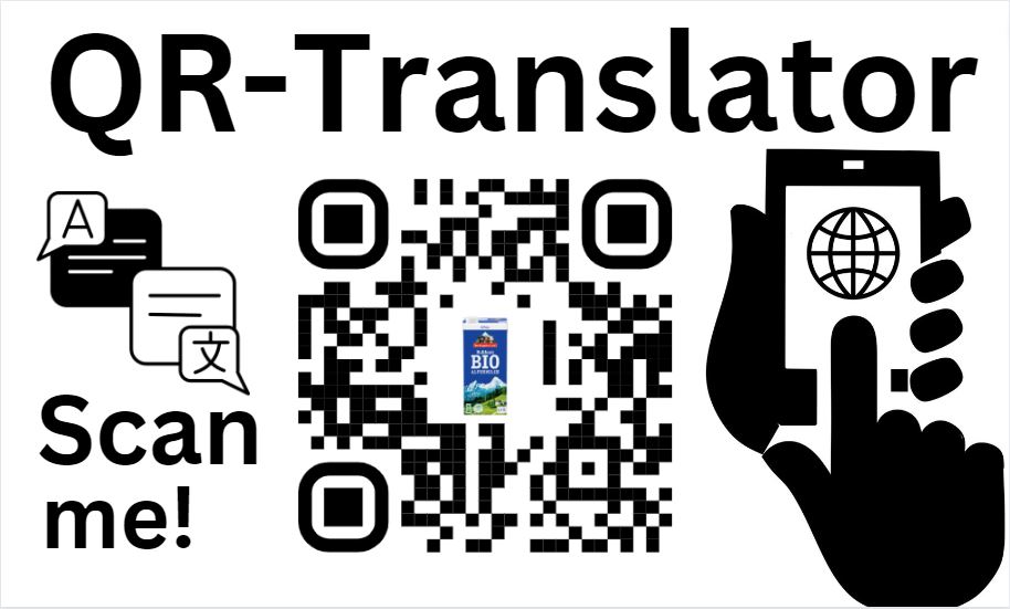 Mehrsprachiger QR-Code Verpackungen